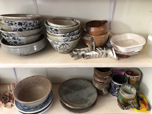 Some of Marie's pots