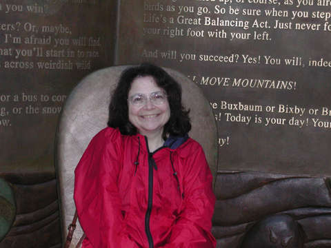 Arlene in the Storyteller's Chair