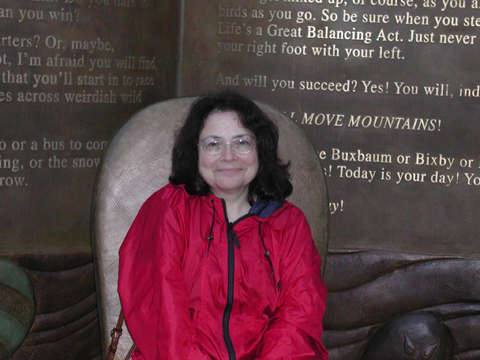 Arlene in the Storyteller's Chair